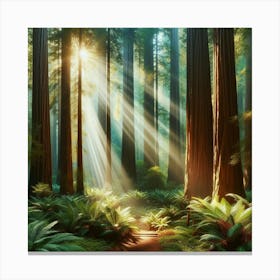 Redwood Forest 5 Canvas Print