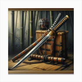 Samurai Sword Canvas Print