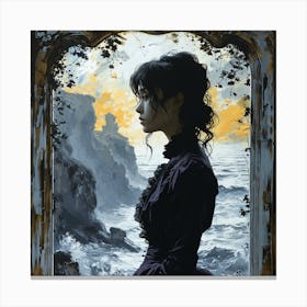 'The Woman In The Window' Canvas Print