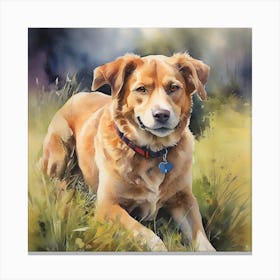 Lovely Dog Canvas Print