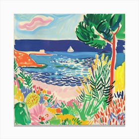 Coastal Vista Matisse Style 1 Canvas Print