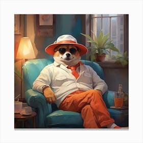 Corgi 2 Canvas Print