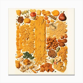 Pasta - Print Canvas Print