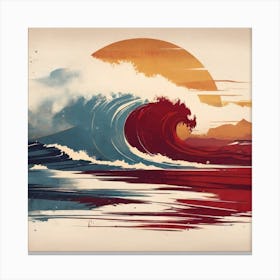 Big Wave Canvas Print