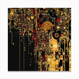 Circuit Board Canvas Print