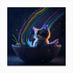 Cat Galaxy (116) Canvas Print