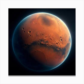 Mars detail Canvas Print