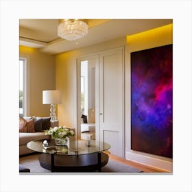 Nebula Painting Canvas Print