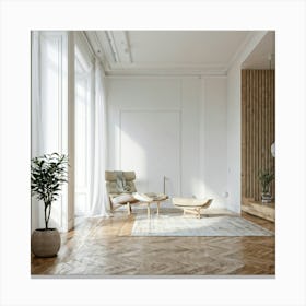 Modern Living Room 5 Canvas Print