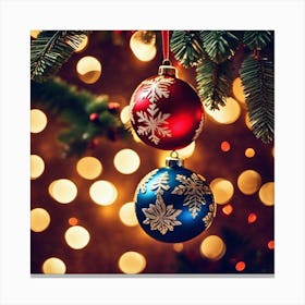 Christmas Ornaments 37 Canvas Print