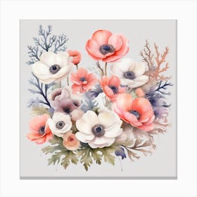 Anemones 5 Canvas Print