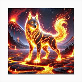 Yang Fire Wolf Elemental Connection Scene 1 Toile