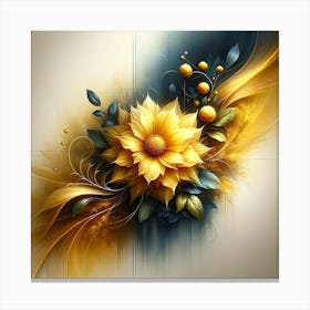 Yellow Flower 2 Canvas Print
