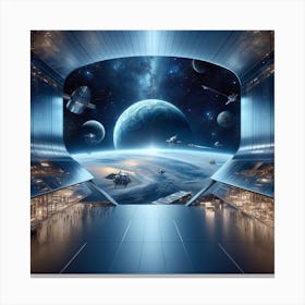 Space Station 80 Canvas Print