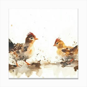 Chickens Canvas Print