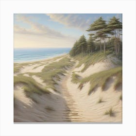 Path To The Beach Canvas Print