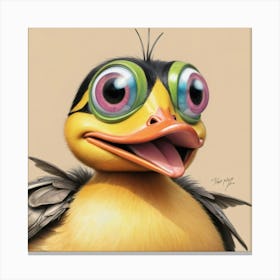 Duck! 15 Canvas Print