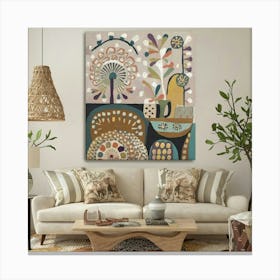 Abstract Painting Canvas Print