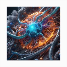 Neuron 45 Canvas Print