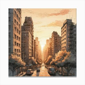 Cityscape 1 Canvas Print