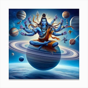 Lord Shiva 4 Canvas Print