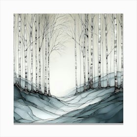 Birch Forest Canvas Print