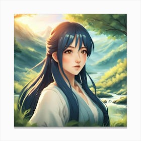 Nature's Anime Retreat Canvas Print