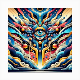 Psychedelic Art Canvas Print