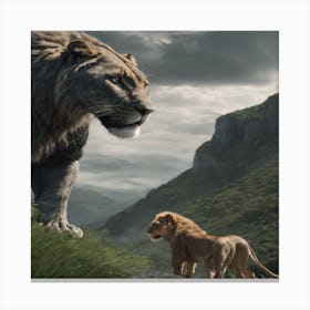 Lion King Canvas Print