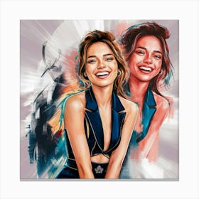 A Vibrant And Captivating Illustration Of A Smilin Z2 Vhkolrq63dxmrdnaf6q X2gkk69rcuqvgfmzpotpq Canvas Print