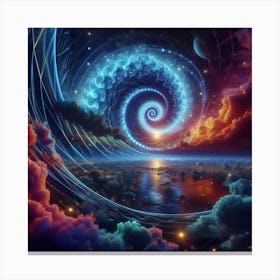 Spiral Galaxy Canvas Print