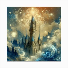 Castle In The Clouds 2 Canvas Print