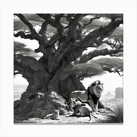 Lion King 18 Canvas Print