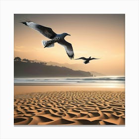 Seagulls 7 Canvas Print