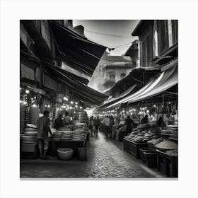 Marrakech Market Canvas Print