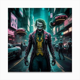 Joker In The City 1 Canvas Print