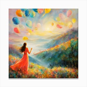 Sometimes It'S Just A Dream to Heal Canvas Print