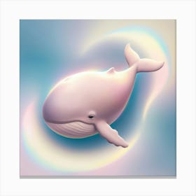 Whale In The Sky Canvas Print