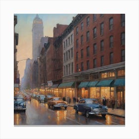 Old New York 4 Canvas Print