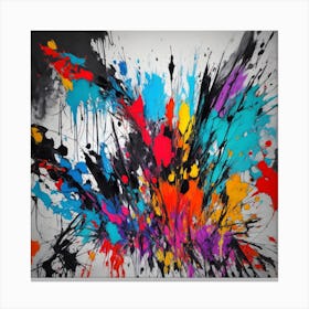 Abstract Expressionism 1 Canvas Print