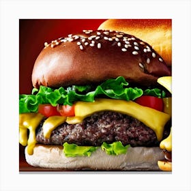 Burger 1 Canvas Print