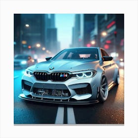 Bmw M5 1 Canvas Print