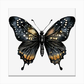 Black Butterfly Canvas Print