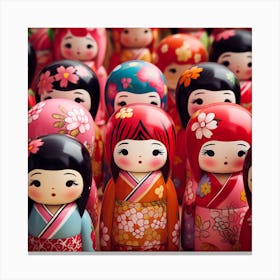 Asian Dolls Canvas Print