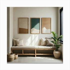 Modern Living Room 54 Canvas Print