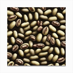 Coffee Beans Background 4 Canvas Print