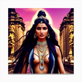 Modern Shiva Canvas Print