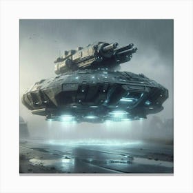 Hover tank Canvas Print