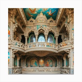 Interior Of A Theatre Canvas Print