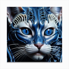 Robot Cat 3 Canvas Print